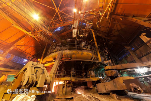 冶金工厂车间全景